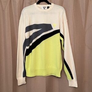 Vintage 80s Tyrolia by Head Neon Sweater Men's L XL Retro Streetwear Skater